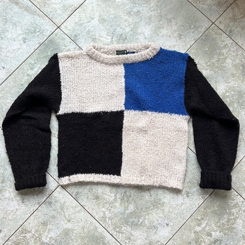 Vintage Patchwork Sweater